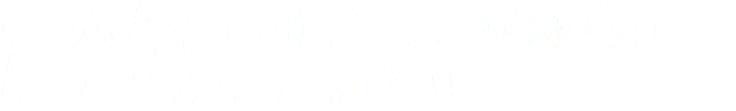 1　武舞台のサイズと距離感がちゃんとわかる!!